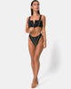 Image of Shielle Bikiniunterteil in Schwarz mit Kontrastpaspel