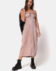 Image of Shilia Kleid in Satin Nerz