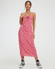Bild von Shiori Midikleid in Ditsy Floral PinkShiori Midikleid in Ditsy Floral Pink