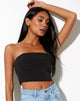 Bild von Shoki Bandeau Top in Schwarz