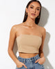 Bild von Shoki Bandeau Top in Mandel