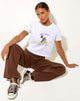 Bild von Shrunk Tee in Weiß Mutter Natur