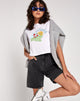 Bild von Dad Denim Short in Black Wash