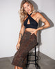 Bild von Silta Crop Top in Rippe Schwarz