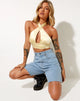 Bild von Silta Crop Top in Satin Buttercream
