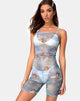 Bild von Solina Unitard aus Mesh Angel Himmelblau