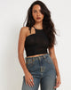 Bild von Sonja Crop Top in Schwarz