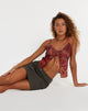 Bild von Soren Cami Top in Abstraktem Paisley Rot
