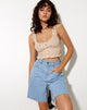 Bild von Soyke Vest Top in 70s Prairie Girl Floral