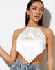 Bild von Spence Top in Satin Elfenbein