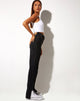Bild von Straight Leg Jeans in schwarzer Waschung