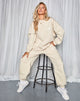Bild von Suje Sweatshirt in Stein Cherub Lamour Label Stickerei