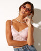Image of Yumi Sonnenbrille in Rosa und Gold