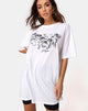 Bild von Sunny Kiss Tee in Weiß mit Putte