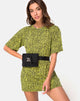 Bild von Sunny Kiss Oversize Tee in Wild Cat Yellow X Princess Polly