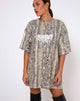 Bild von Sunny Kiss Tee in Acid Snake Clear Pailletten