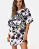Bild von Sunny Kiss Tee in Tie Dye Celestial Lime