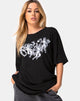 Bild von Sunny Kiss Tee in Schwarz mit Putte