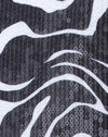 Trippy Zebra Klarer Paillettenstoff
