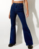 Bild von Super Flare Jeans in Mittelblau
