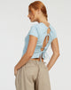 Abbildung von Surtie Crop Top in Powder Blue