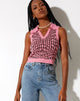 Bild von Syafa Tank Top in Wavey M Pink