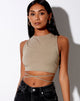 Bild von Tasve Crop Top in Salbei