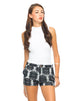 Bild von Motel Taylor Short in Schwarz und Weiß Sunflower Lace