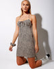 Bild von Tesla Slip Dress in Mini Croc Tan