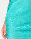 Satin Ditsy Rose Blau