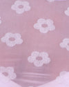 Flieder Mesh Daisy Weiß Flock
