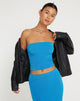 Bild von Tiska Bandeau Top in Electric Blue