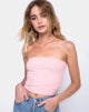 Bild von Tube Top in Ribbed Blush