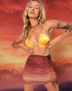 Bild von Bella Bodycon Rock in Sunset Melt