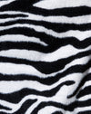 Stricken Zebra Schwarz und Weiß