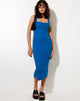 Image of Uzma Midikleid in Rippe Aqua