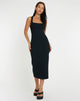 Bild von Uzma Midikleid in Schwarz