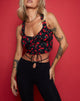 Image of Glarina Vest Top in Kirschen Schwarz