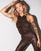 Bild von Vavo Vest Top in Dark Boa Brown