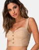 Bild von Viben Crop Top in Taupe