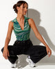 Bild von Vende Vest Top in 70s Ripple Green
