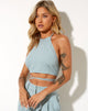Bild von Wu Crop Top in Rami Blue Surf