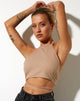 Bild von Wu Crop Top in Rami Biscuit