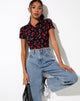 Image of Wuma Shirt in Kirschen Schwarz