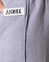 Graue Waschung Engel Embro Label