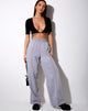 Image of Wungu Hose in grauer Waschung Angel Embro Label
