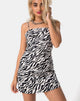 Bild von Yashey Slip Dress in 90s Zebra