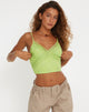 Bild von Yecaca Crop Top in Lace Lime