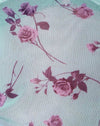 Fliederrose Khaki mit Spitze