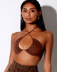 Image von Yessa Crop Top in Kakao